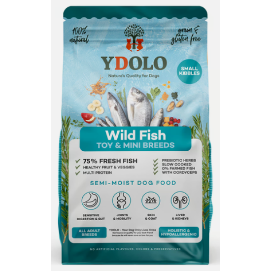 Ydolo Healthy & Fresh Semi-Moist Wild Fish, 700 g