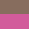 Bruin/roze