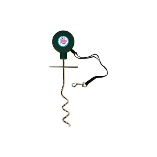 3sixtyfun Piquet de sol avec ligne rétractable