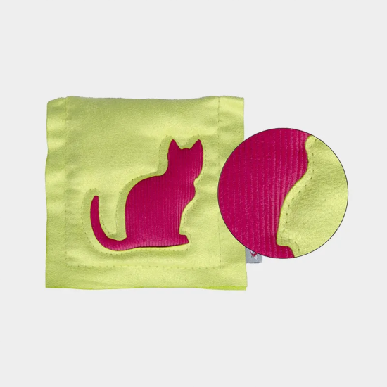 4cats Coussin avec motif, herbe à chat