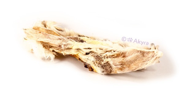 Lucze - Konijnenoren met vacht voor honden, 1 kg, hypoallergeen en graanvrij, natuurlijk, ca. 20 cm lange kauworen, voorzichtig aan de lucht gedroogd, ideale tandverzorging en gezonde beloning voor