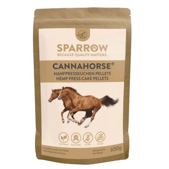 Sparrow Pet CannaHorse Hennepzaad Pellets