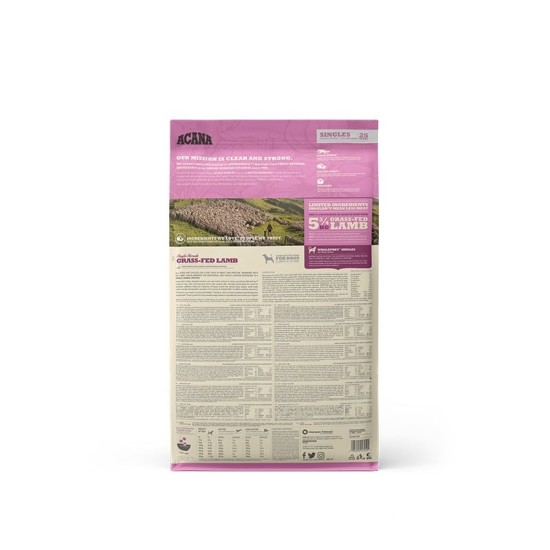 Acana Singles Grass-Fed Lamb Dog, 2 kg