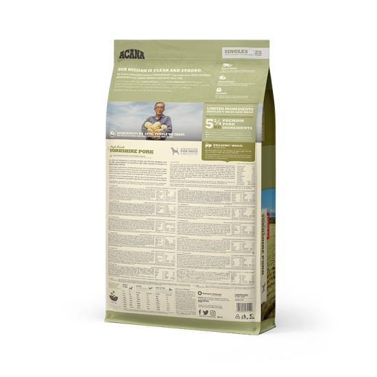 Acana Singles Yorkshire Pork Dog, 6 kg
