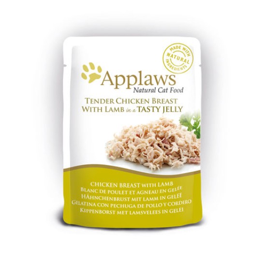 Applaws Cat Quick Serve Gelée, poulet et agneau