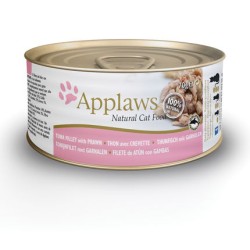 Applaws Cat Blikvoer Bouillon, tonijnfilet & garnaal