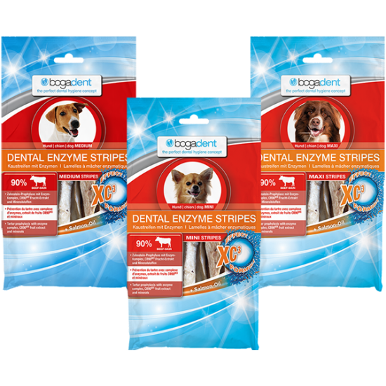 Bogadent Dental Enzyme Stripes, mini hond