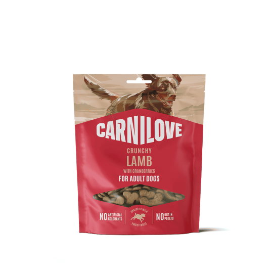 Carnilove Hond Crunchy Snack Lam met Cranberries