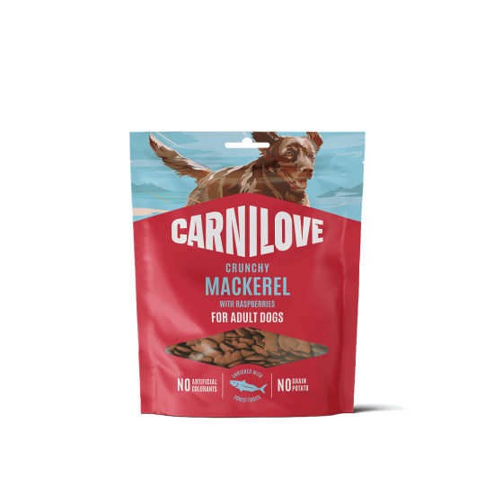 Carnilove Hond Crunchy Snack Makreel met Frambozen