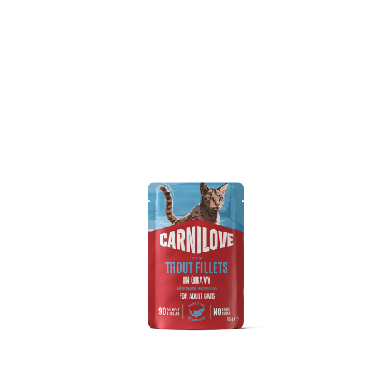 Carnilove Kat Pouch Turkey & Trout in Gravy