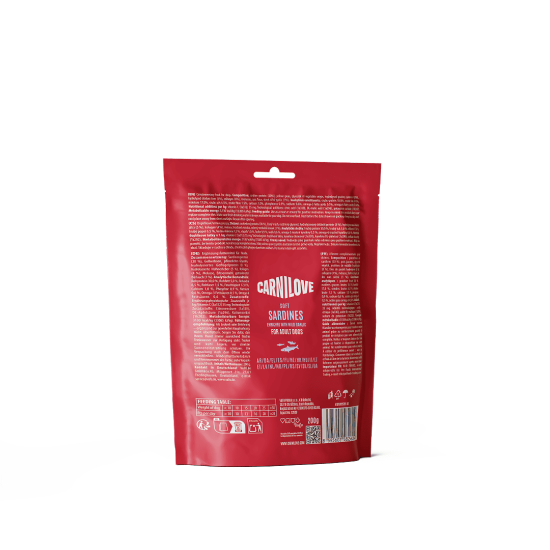 Carnilove Hond Soft Snack Sardines met Wilde Knoflook