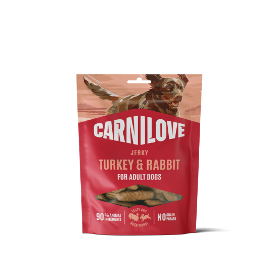 Carnilove Hond Jerky Kalkoen & Konijn