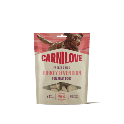 Carnilove Hond Freeze Dried Snacks Kalkoen & Hert