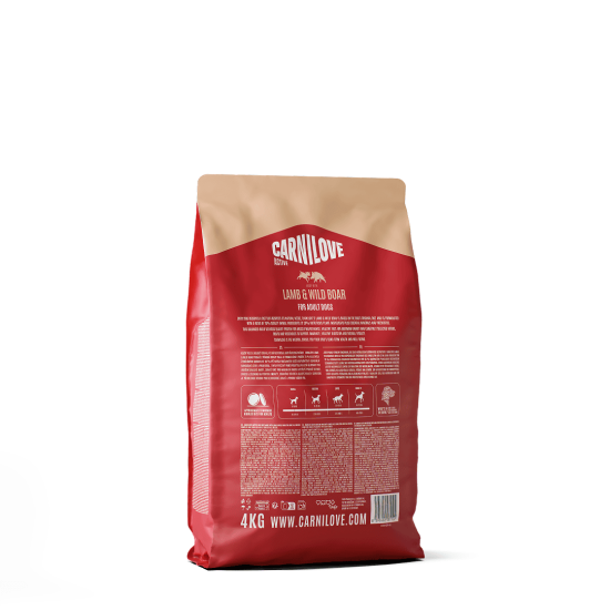 Carnilove Hond Active Lam & Everzwijn, 4 kg