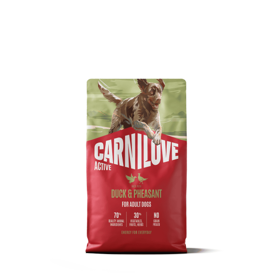 Carnilove Hond Active Eend & Fazant, 4 kg