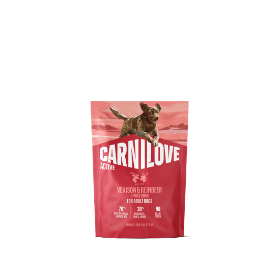 Carnilove Hond Active Hert, Rendier & Everzwijn, 1,5 kg