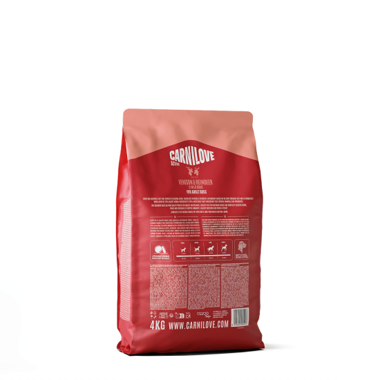 Carnilove Hond Active Hert, Rendier & Everzwijn, 4 kg