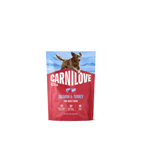 Carnilove Hond Active Zalm & Kalkoen, 1,5 kg