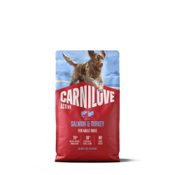 Carnilove Hond Active Zalm & Kalkoen, 4 kg