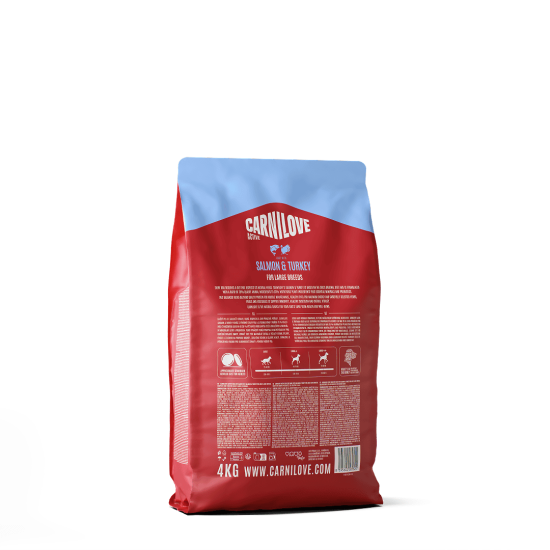 Carnilove Hond Active Zalm & Kalkoen LB, 4 kg