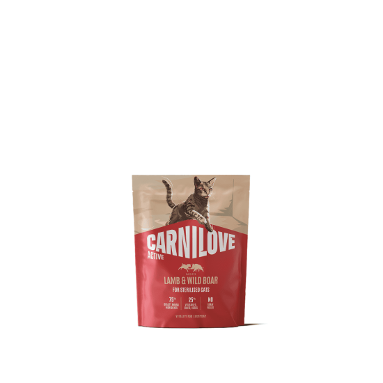 Carnilove Kat Active Lam & Everzwijn, 400 g