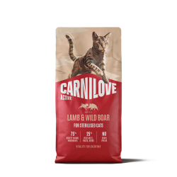 Carnilove Kat Active Lam & Everzwijn, 6 kg