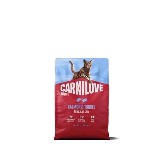 Carnilove Kat Active Zalm & Kalkoen, 2 kg