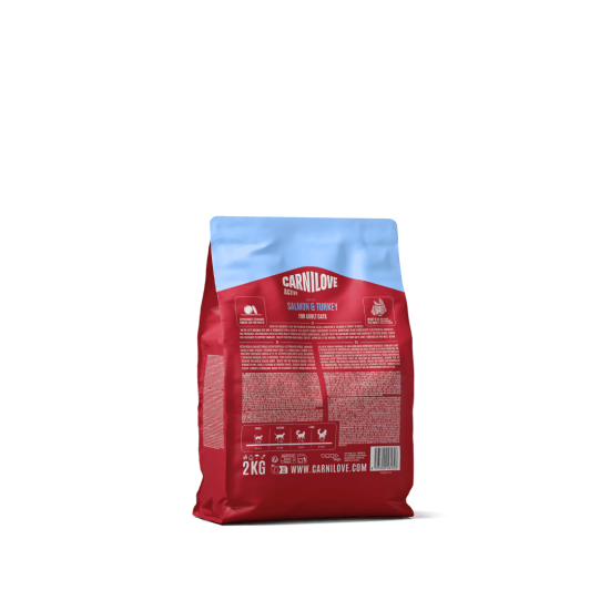 Carnilove Kat Active Zalm & Kalkoen, 2 kg
