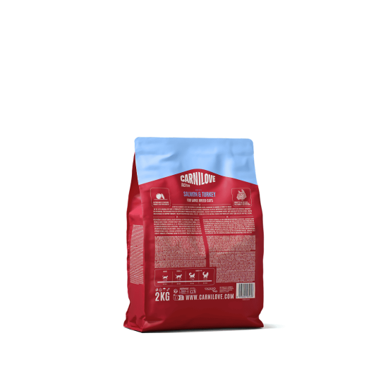 Carnilove Kat Active Zalm & Kalkoen large breed, 400 g
