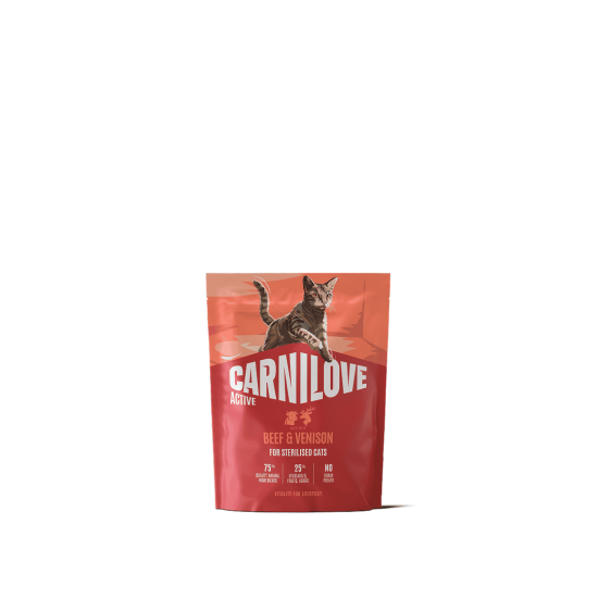 Carnilove Kat Active Rund & Hert, 400 g