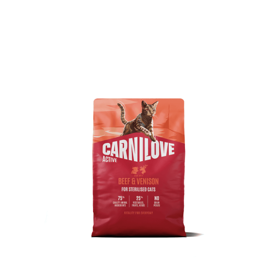 Carnilove Kat Active Rund & Hert, 2 kg