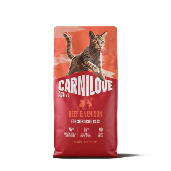 Carnilove Kat Active Rund & Hert, 6 kg