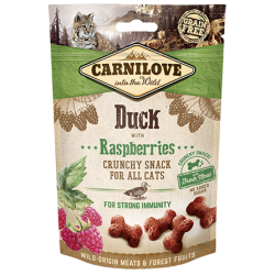 Carnilove Kat Crunchy Snack Eend met frambozen