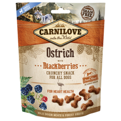 Carnilove Hond Crunchy Snack Struisvogel met Bramen
