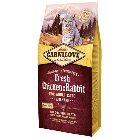 Carnilove Kat Fresh Kip & Konijn, 400 g