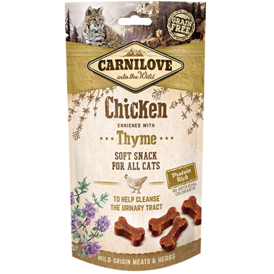 Carnilove Kat Soft Snack Kip met Tijm