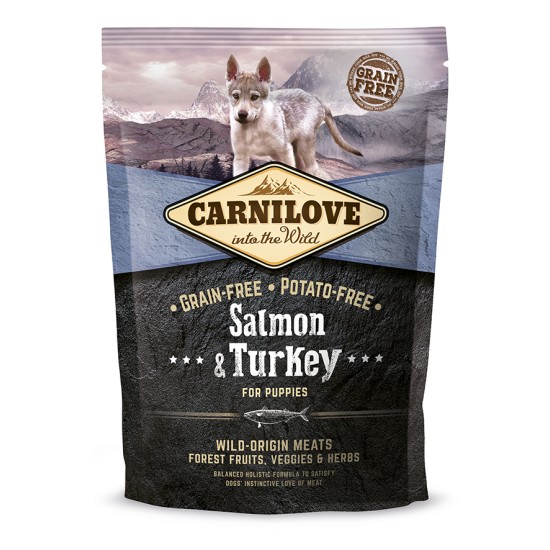 Carnilove Hond Zalm & Kalkoen Puppy, 4 kg