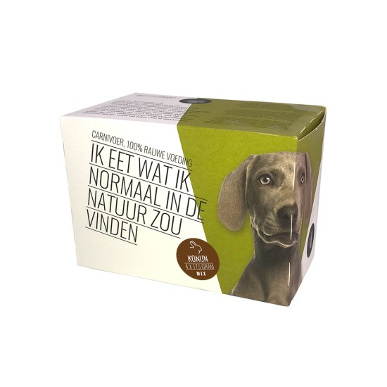 CarniVoer Konijn-mix, 250 g