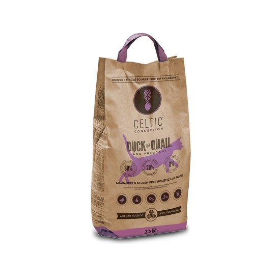 Celtic Connection Catfood Canard avec Caille et Faisan, 400 g