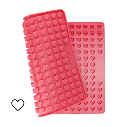 Collory Bakvorm Hartjes Mini 1,5 cm Roze