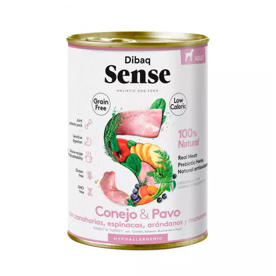 Dibaq Sense Blikvoer Rabbit & Turkey Light