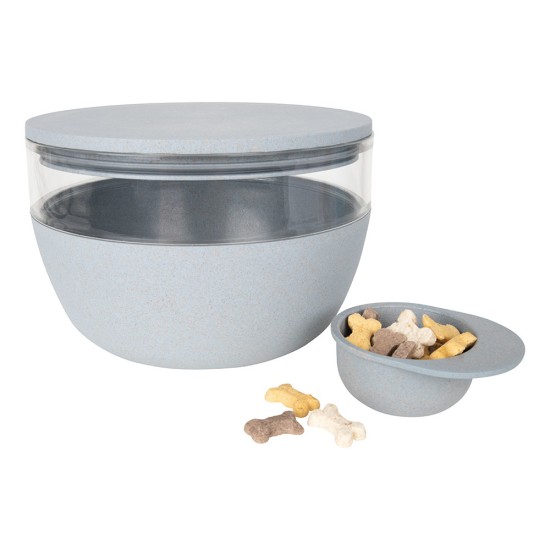 Pot de Rangement en Bambou District 70 Bleu Glace