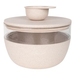 District 70 Bamboo Meringue Storage Jar