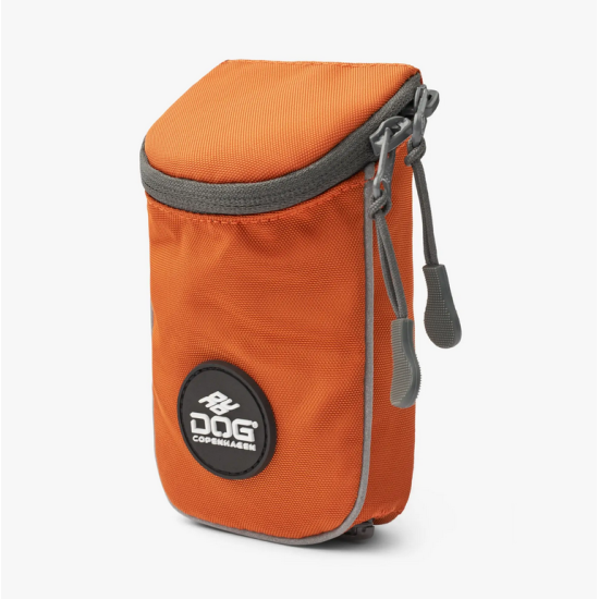 Dog Copenhagen Pouch Organizer Leash Bag, Orange