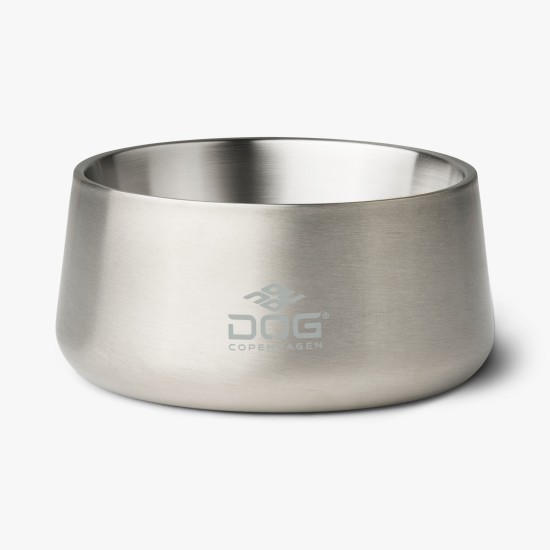Dog Copenhagen Vega Bowl Steel, Medium / Large
