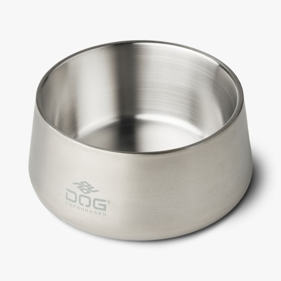 Dog Copenhagen Vega Bowl Steel, Medium / Large
