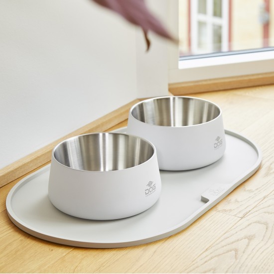 Dog Copenhagen Vega Bowl White, Medium / Large