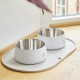 Dog Copenhagen Vega Bowl White, Medium / Large