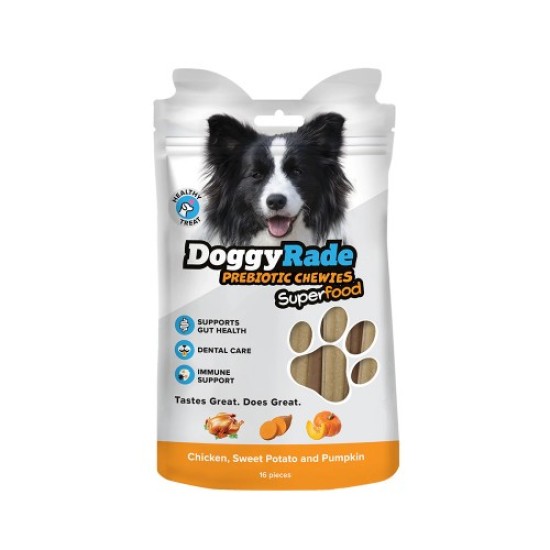 Superaliments à mâcher prébiotiques DoggyRade au poulet et à la patate douce
