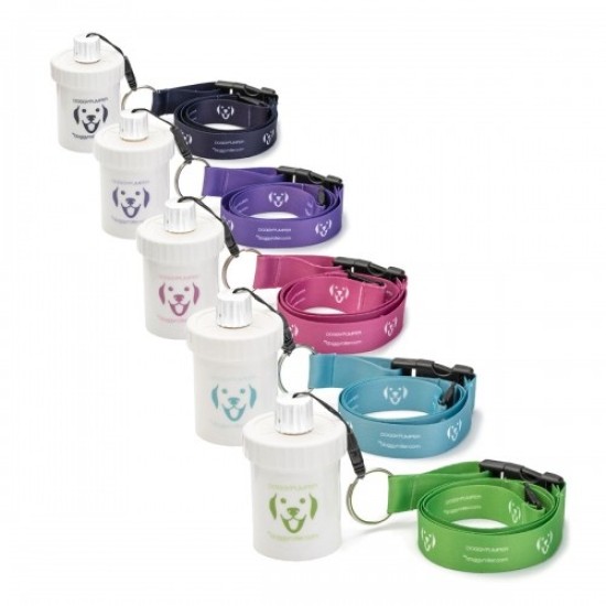 Doggypumper met nekkoord, roze